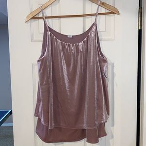 NEW Old Navy sleeveless blouse- velvet